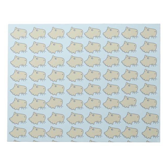 CAPYBARA -3 NOTIZBLOCK (Vorderseite)