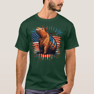 Capybara 4. Juli T-Shirt
