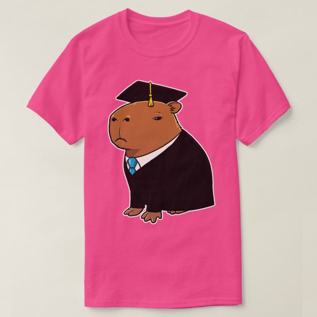 Capybara-Abschluss T-Shirt (Design vorne)