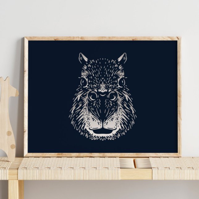 Capybara | Animal Wall Print for Dschungel Room Poster (Von Creator hochgeladen)