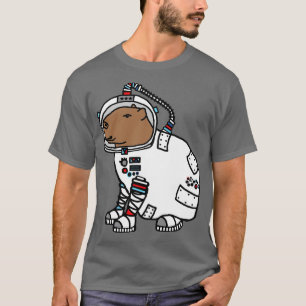 Capybara Astronaut Funny Animes im Weltraum T-Shirt