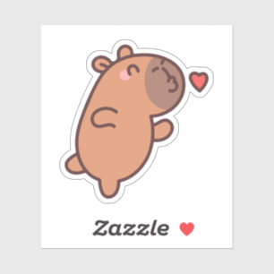 Capybara Aufkleber