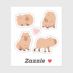 Capybara Aufkleber