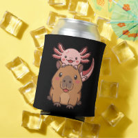 Capybara Axolotl Kawaii Tierliebhaber Zoo Tag