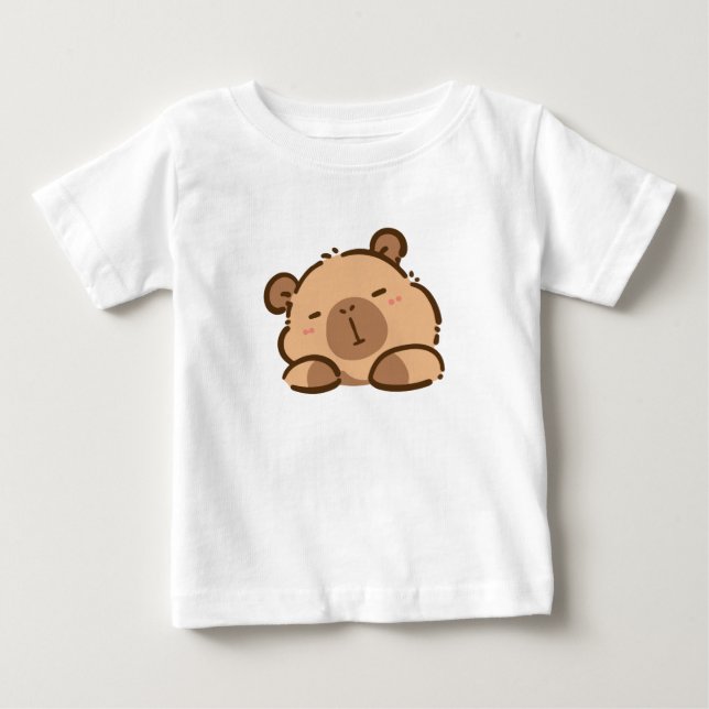 Capybara Baby T-shirt (Vorderseite)