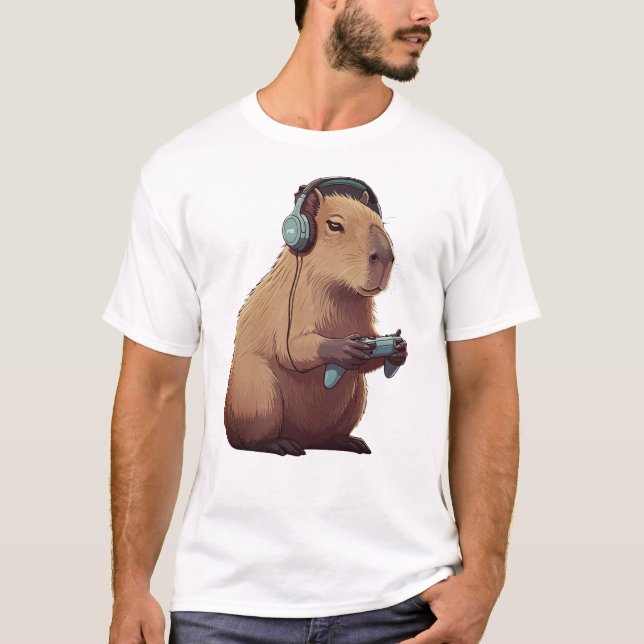 Capybara Baby T - Shirt Baby Bodysuit (Vorderseite)