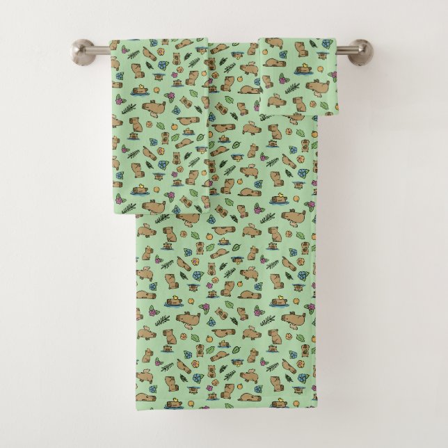 Capybara Badhandtuch Set (Insitu)