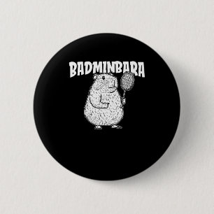 Capybara Badminton Shuttle - Player Racket Badminb Button