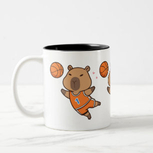 Capybara Basketball Tasse   Funny Sports Lover