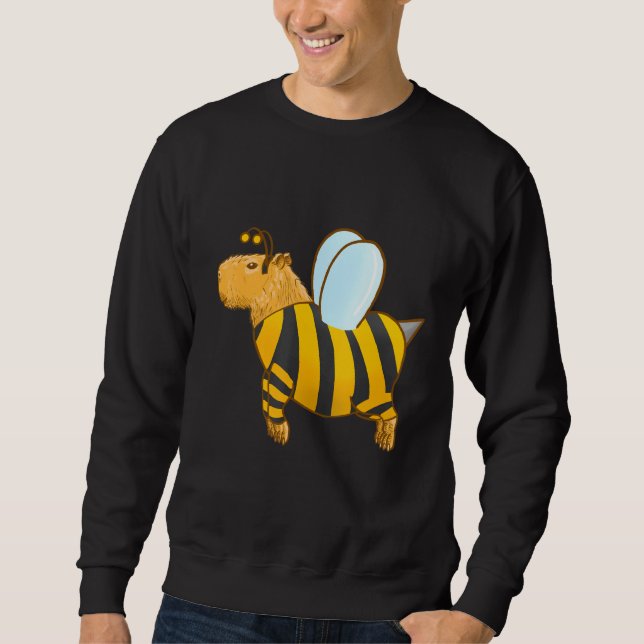 Capybara bee costume sweatshirt (Vorderseite)