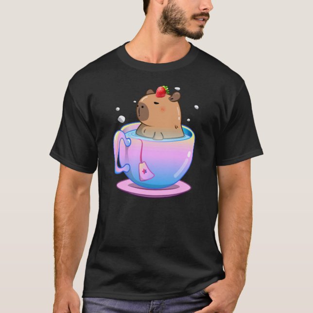 Capybara Beeren Süße Mädchen Erdbeermädchen Tee KU (Vorderseite)