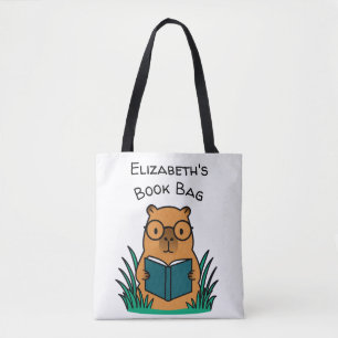 Capybara beim Lesen eines Buches