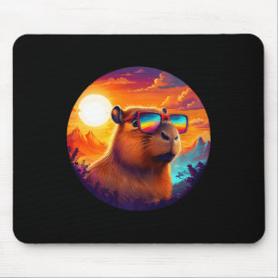 Capybara Berg Natur Tierwelt Wald Mousepad