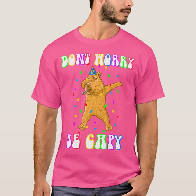 Capybara Birthday Be Capy T-Shirt (Vorderseite)