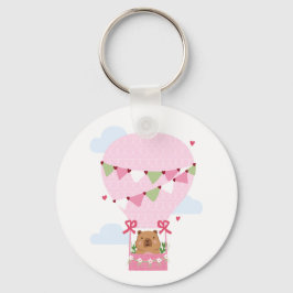 Capybara Birthday Party Kids Watch Schlüsselanhänger