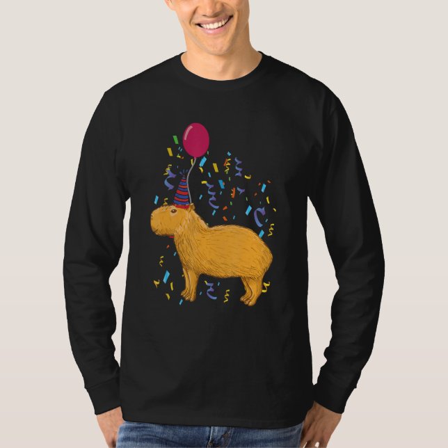 Capybara Birthday T-Shirt (Vorderseite)