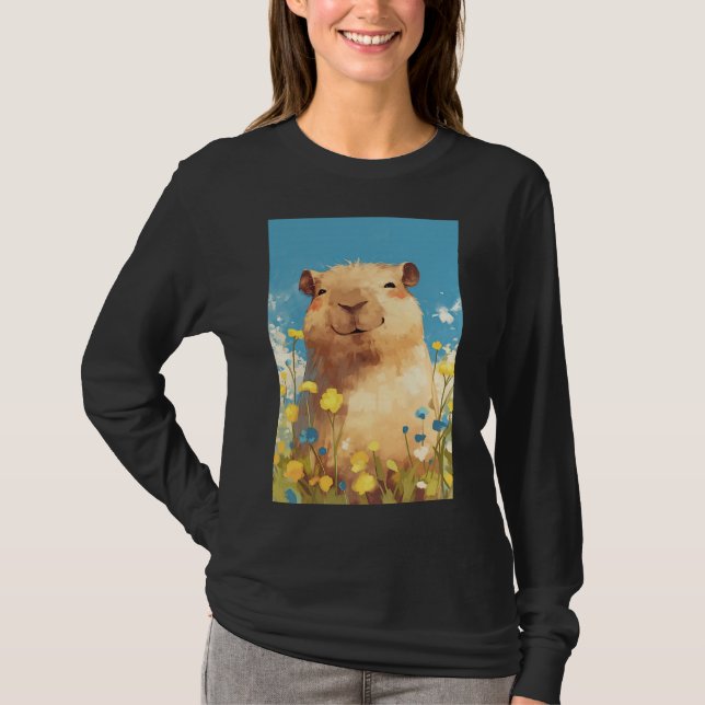 Capybara Bliss T-Shirt (Vorderseite)