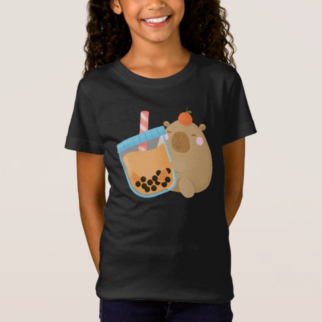 Capybara Boba T-Shirt (Vorderseite)