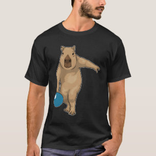 Capybara Bowling Bowling T-Shirt