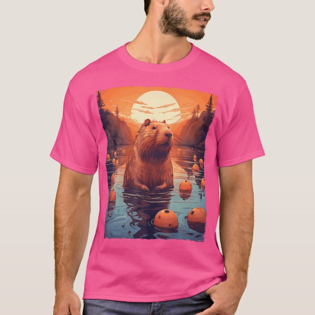 Capybara Bowling T-Shirt (Vorderseite)