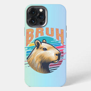Capybara Bruh Funny Bruh Capybara Lovers Men Kids iPhone 13 Pro Max Hülle