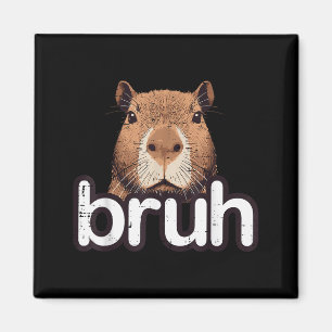 Capybara Bruh Lustiges Capy Meme Nagetier Männer J Magnet