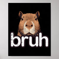 Capybara Bruh Lustiges Capy Meme Nagetier Männer J