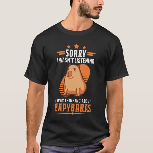 Capybara Capibara T-Shirt (Vorderseite)