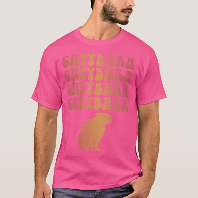 Capybara Capybara Capybara Capybara T-Shirt (Vorderseite)