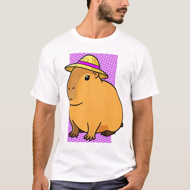 Capybara Chill-Modus T-Shirt (Vorderseite)