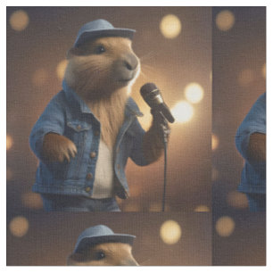 Capybara-Country-Western-Sänger, Stoff