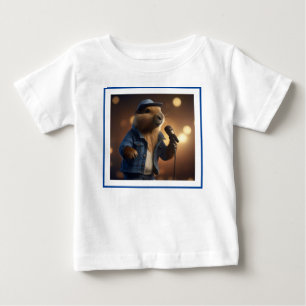 "Capybara-Cowboy: Dem Wilden Westen Serenaden vors Baby T-shirt