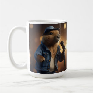"Capybara Cowboy: Serenading the Wild West" Kaffeetasse