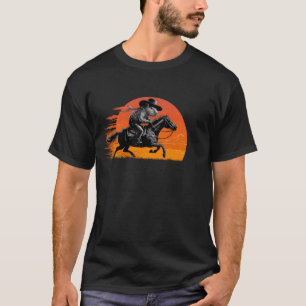 Capybara Cowboy und Pferd Abenteuer Lustig T-Shirt