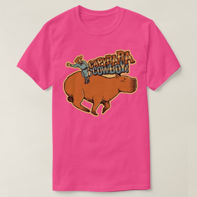 Capybara Cowboy von Tobe Fonseca T-Shirt (Design vorne)