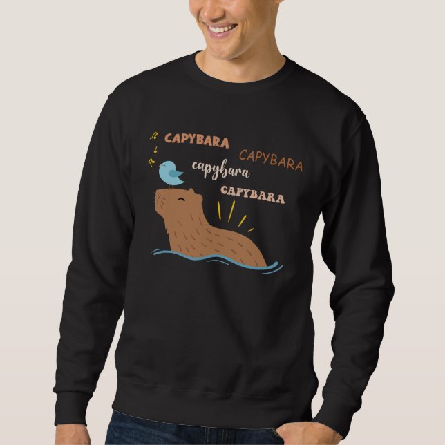 Capybara    Cute Capybara Sweatshirt (Vorderseite)