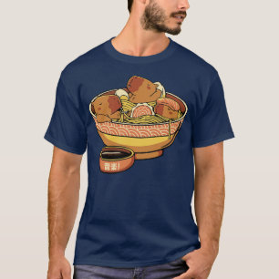 Capybara Cute Ramen von Tobe Fonseca T-Shirt