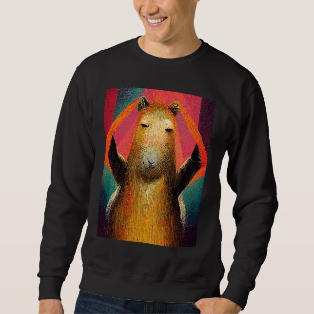 Capybara Dancing Capibara Dance Dancer Sweatshirt (Vorderseite)