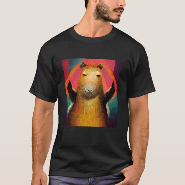 Capybara Dancing Capibara Tanzabend T-Shirt (Vorderseite)