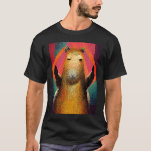 Capybara Dancing Capibara Tanzabend T-Shirt