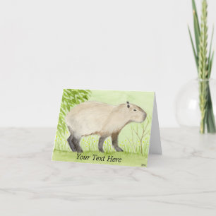 Capybara Dankeskarte
