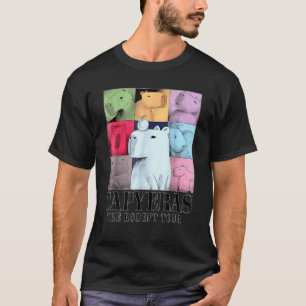 Capybara Die Rodents Capy Tour Meme Graphic Summer T-Shirt
