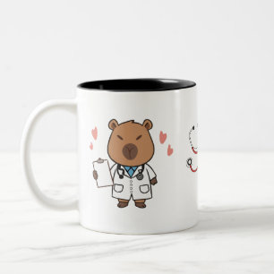 Capybara Doctor Tasse   Funny Medical Coffee Cup
