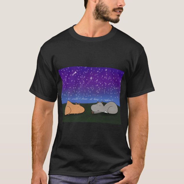 Capybara Dream T - Shirt (Männer) (Philosybaras) (Vorderseite)