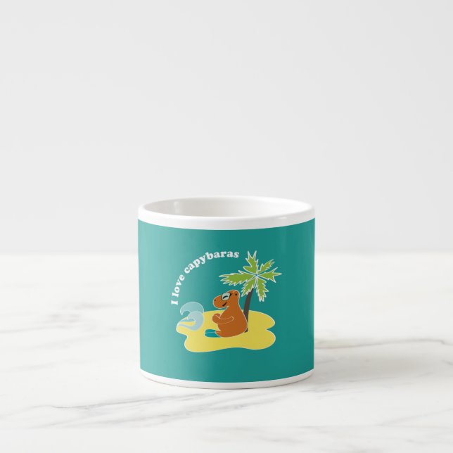 Capybara Espressotasse (Vorderseite)