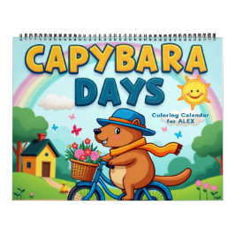 Capybara-Farbkalender Kalender