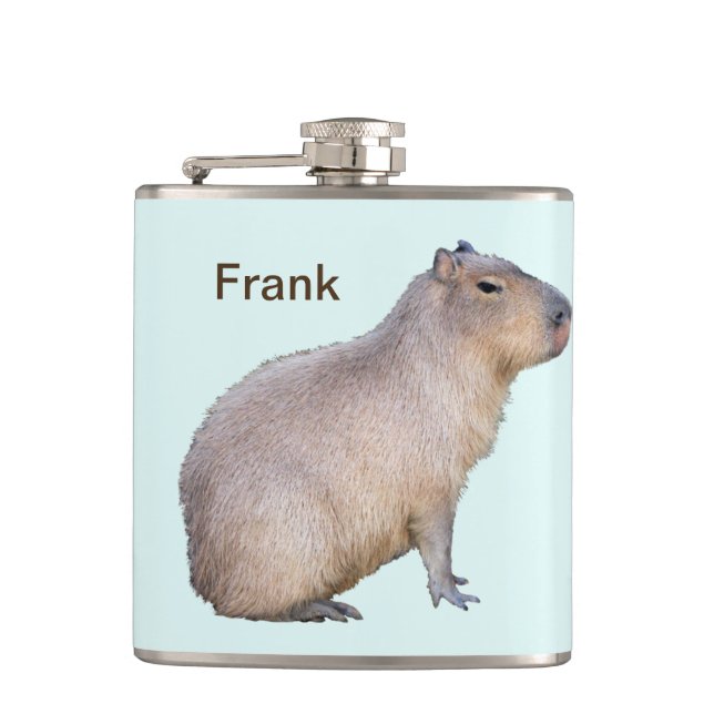 Capybara Flachmann (Vorderseite)