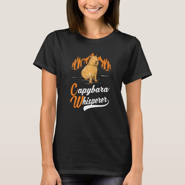 Capybara-Flüsterer T-Shirt (Vorderseite)