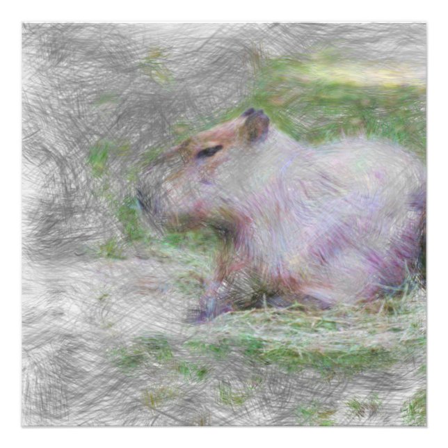 Capybara Fotodruck (Vorne)