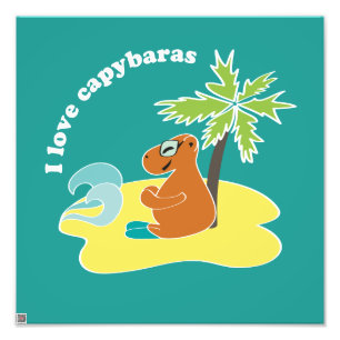 Capybara Fotodruck